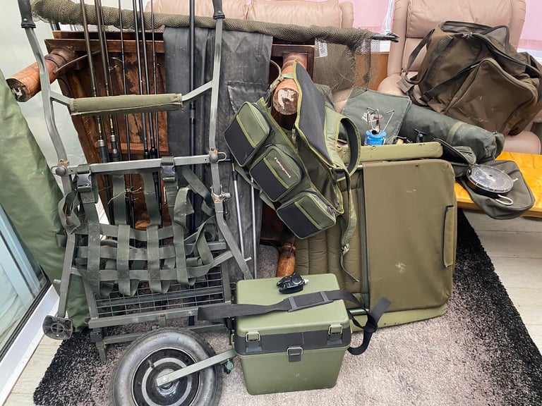 Carp fishing set up 