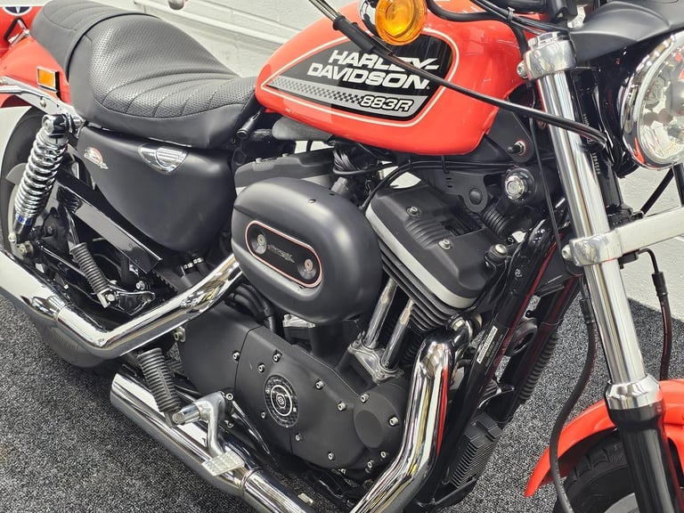 Harley-Davidson XL883R Sportster ** July 26 MOT - Screaming Eagle Exhausts **