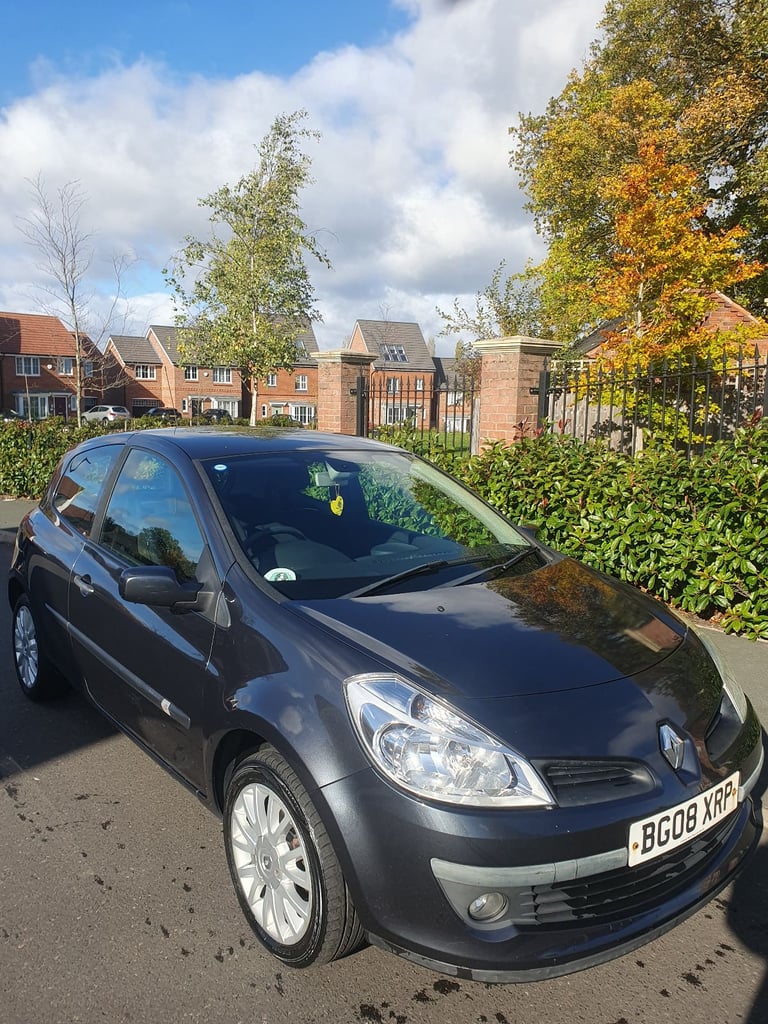 Renault Clio 2008 Dynamique 3dr 1.4 Diesel 99k Miles HPI Clear £35 Yearly Tax
