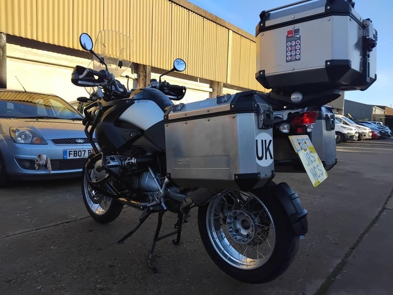 2007 07 BMW R 1200 GS AVENTURE TOURER R1200GS FULL LUGGAGE NEW MOT HPI CLEAR
