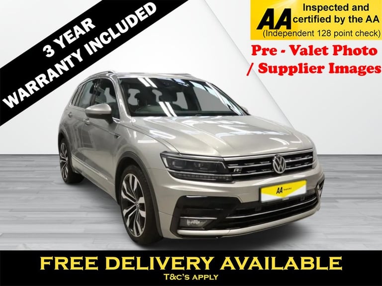 2018 Volkswagen Tiguan 2.0 TDI R-Line SUV 5dr Diesel Manual Euro 6 (s/s) (150 ps) ESTATE Diesel M...