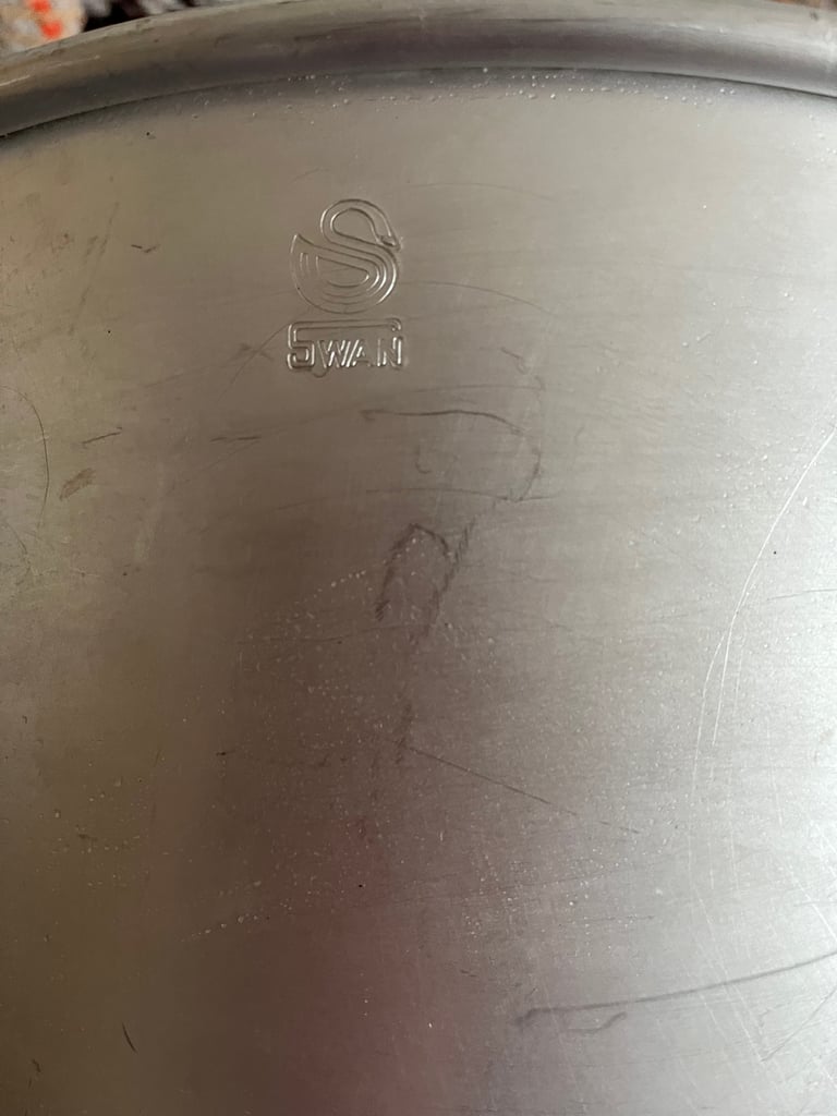 image for Vintage Swan Brand Aluminium Jam/Marmalade Preserving Pan