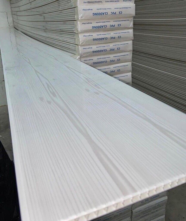 waterproof pvc cladding shower kitchen office 3m x 25cm x 8mm