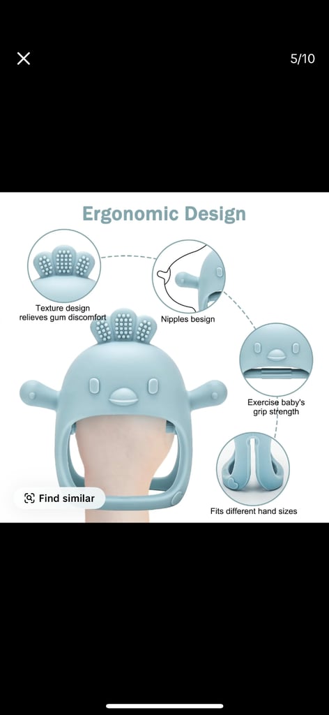 Brand new 6 piece baby teether set 