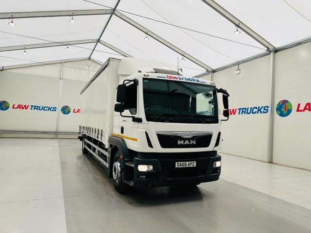 MAN TGM 18.250 Sleeper Cab Curtainsider  