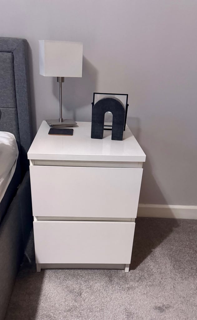 image for 2x malm chest of drawers 