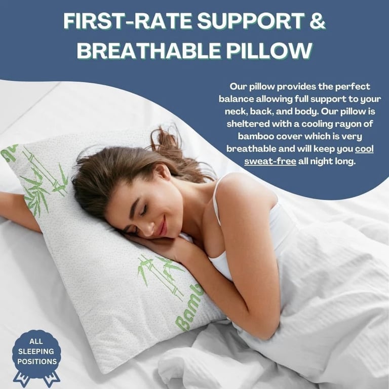 Bamboo Memory Foam Pillow