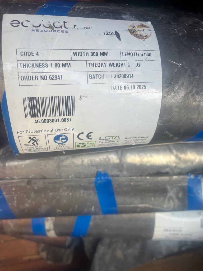 image for Rolls lead flashing 37kg 