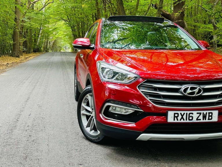 2016 Hyundai Santa Fe 2.2 Santa Fe Premium SE Blue Drive CRDi Auto 4WD 5dr SUV Diesel Automatic