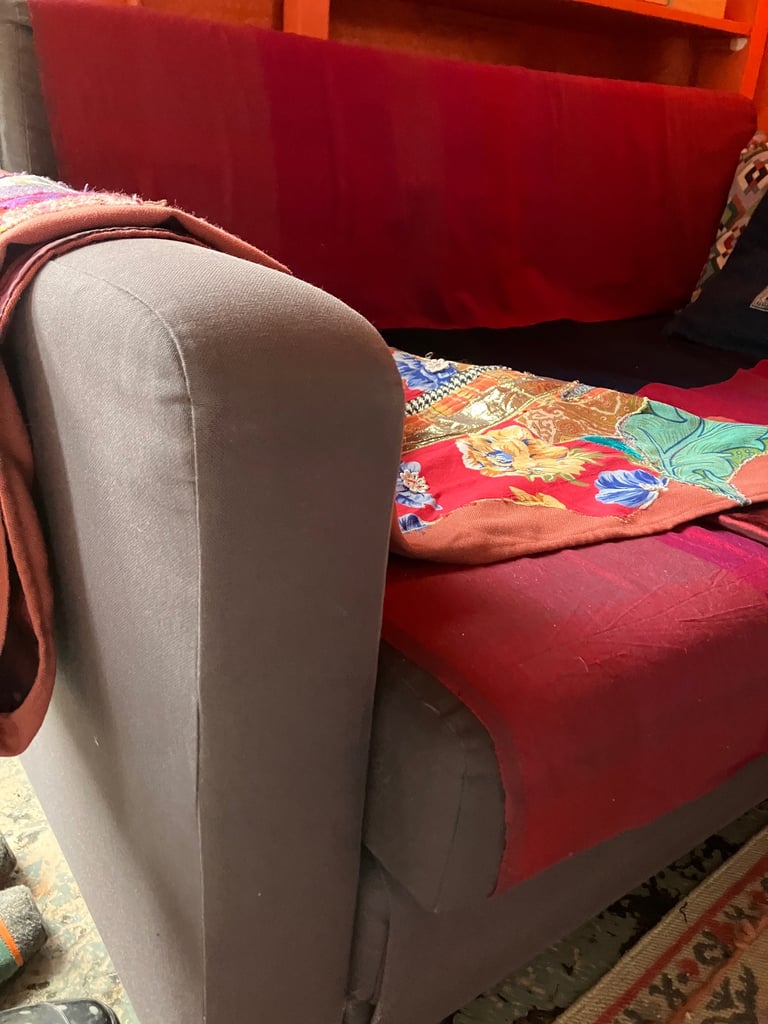 Grey/Taupe sofa bed