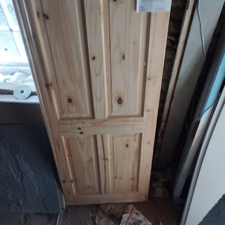 Wickes 4 Panel Internal Pine Door 6ft 6in x 2ft 3in (1981mm x 686mm)