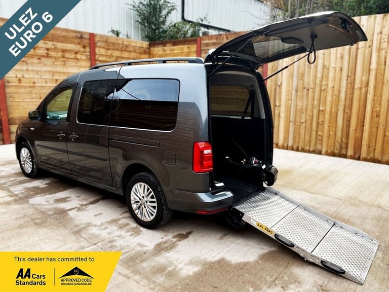 image for 2019 Volkswagen Caddy Maxi Life 5 Seat Wheelchair Accessible Disabled Access Vehicle WAV MPV Dies...