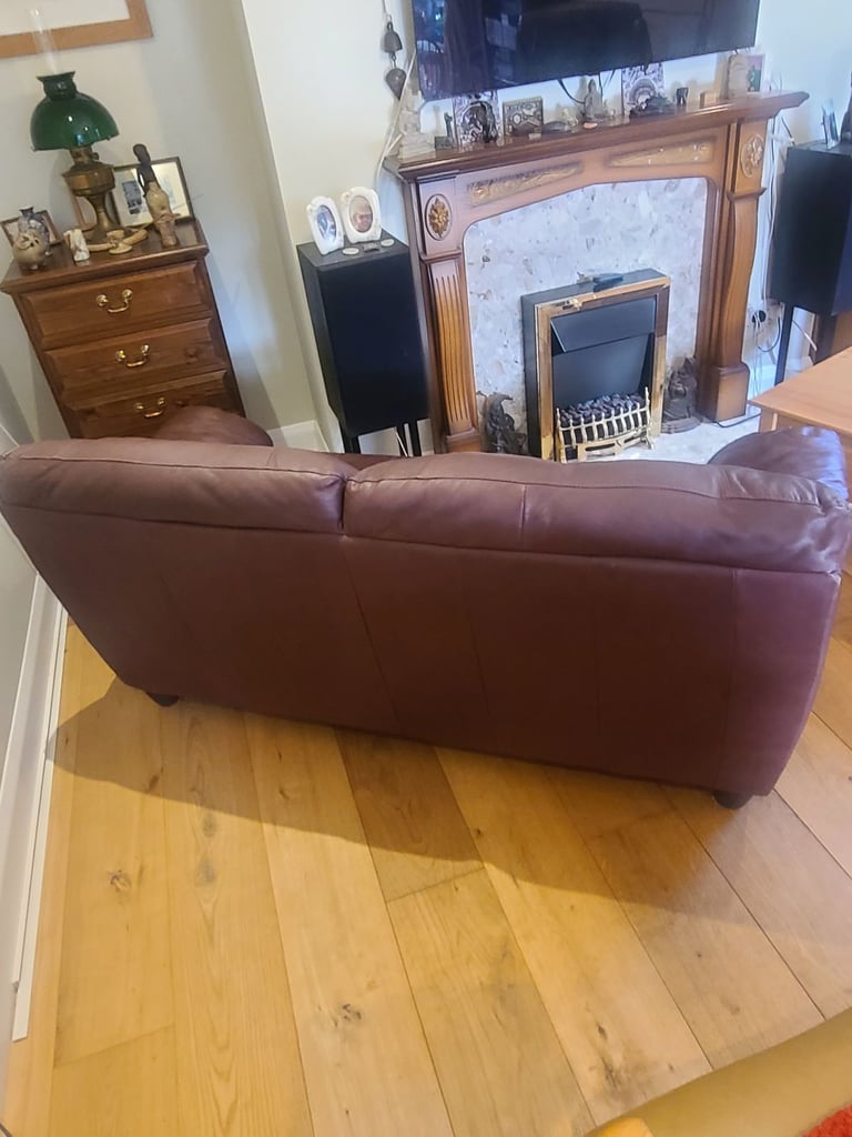 Leather sofas. 2 and 3 seat.