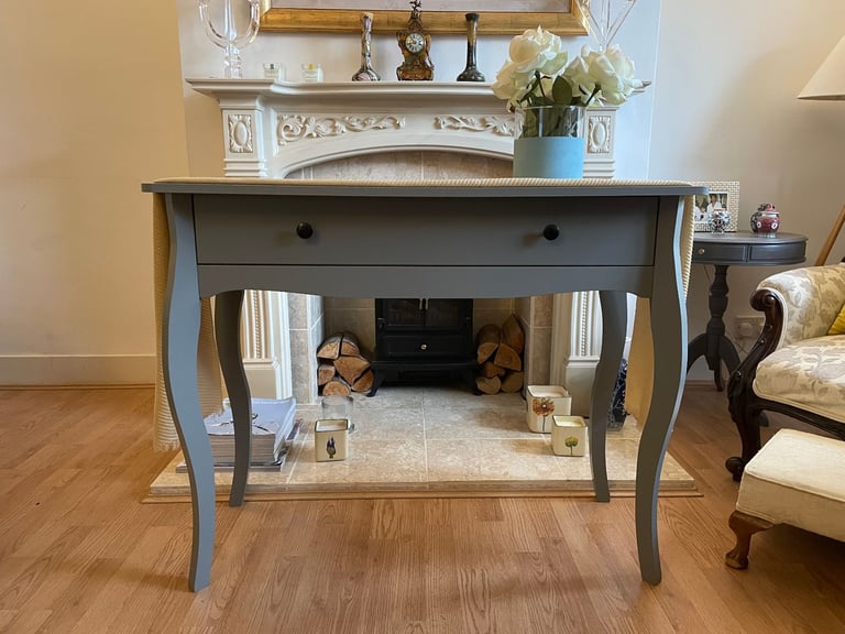 image for I can deliver - Great condition matt grey Baroque Dressing Table / Desk / Console