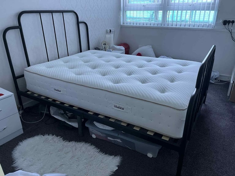 image for Double bed with mattress 