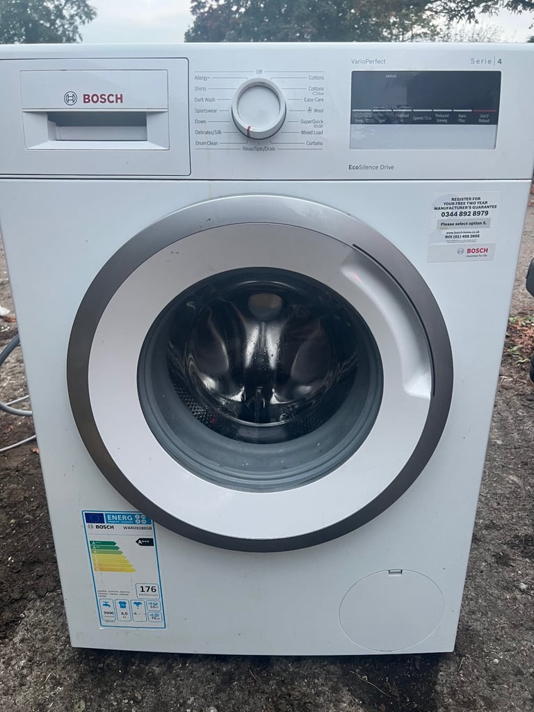 BOSCH washing machine 9kg. ‘Delivery available 