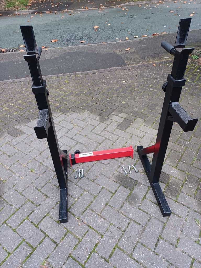 BODYMAX CF315 WEIGHTS SQUAT STANDS & DIP RACK