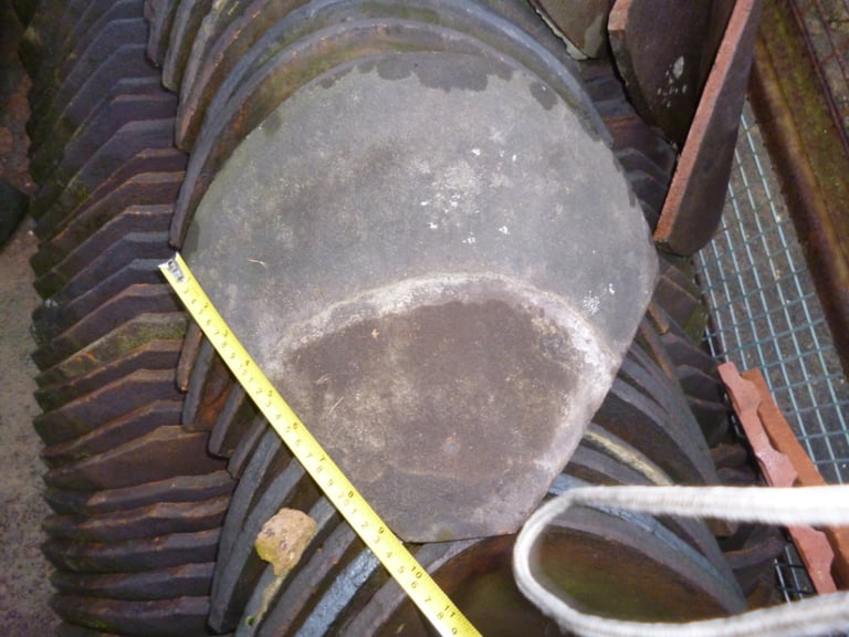 Reclaimed Arris hip tiles Bonnet tiles Rosemary hips Acne hip