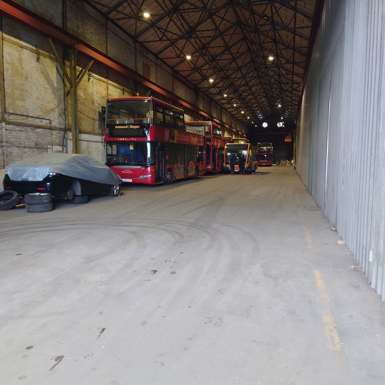 LARGE WORKSHOP/STORAGE SPACE, BARCLAY CURLE COMPLEX, SOUTH STREET, GLASGOW. G14 0BX