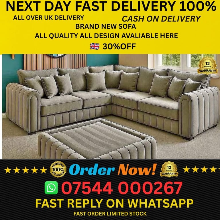 Modern 3+2 Seater Sofa Set | All Colours | Free Delivery & Cash on Delivery
