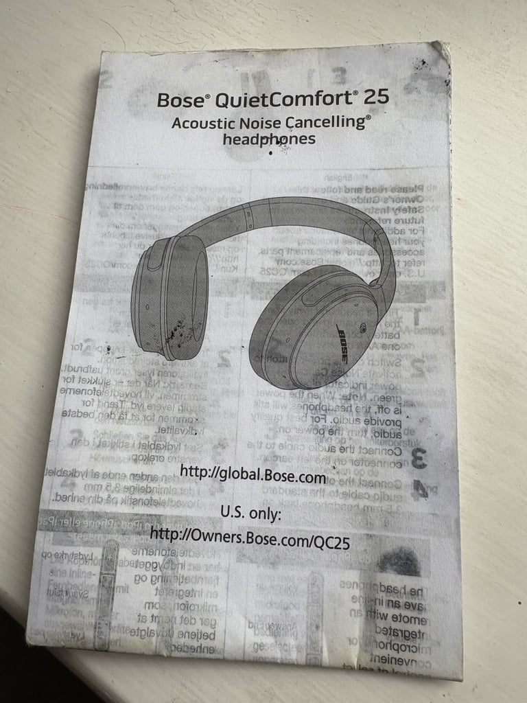 Bose noise cancelling headphones