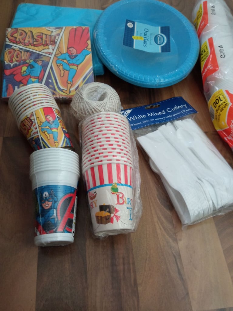 image for Boys party pack for birthday party 