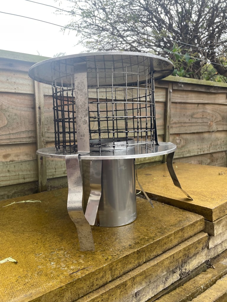 Stove 125mm liner to chimney pot cowl