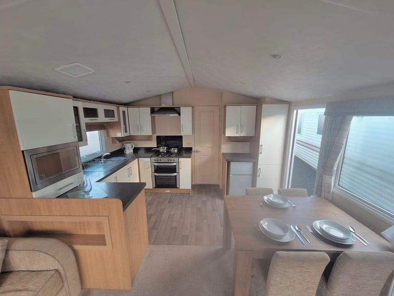 OFF SITE static caravan Scotland double glazed & heated 3bed BK Bluebird Seville