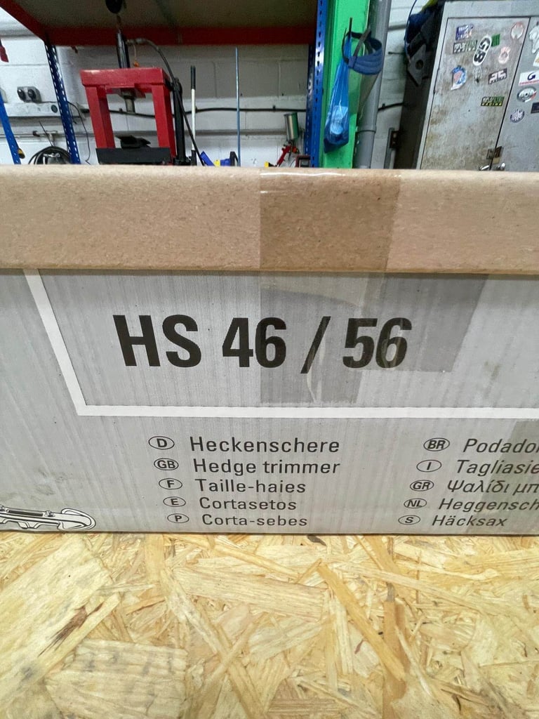 Stihl HS 46/56 Petrol Hedge Trimmer – Brand New Sealed Box – Double-Sided Blades, 2-MIX Pro Engine