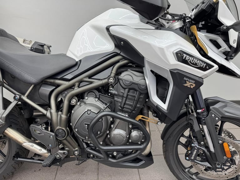 TRIUMPH TIGER EXPLORER XR 2016 65 REG 15,518 MILES WHITE USED MOTORCYCLE 1215CC