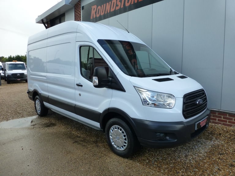 £  46 A WEEK -  2015  FORD TRANSIT 350 L3H3 LWB 2.2 VAN AIR CON S/H EX UK POWER