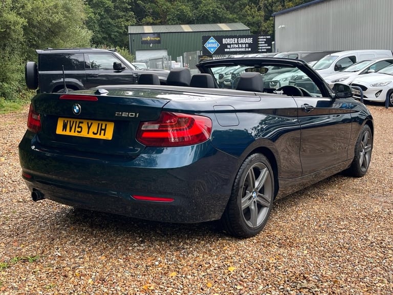 2015 BMW 2 Series 2.0 220i Sport Convertible 2dr Petrol Manual Euro 6 (s/s) (184 ps) Convertible ...