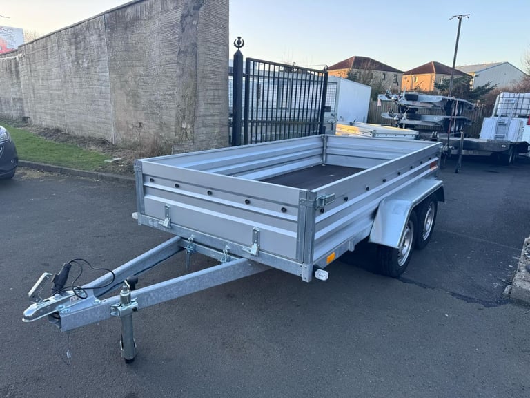 image for BRAND NEW 10ft X 5ft TWIN AXLE FLAT NIEWIADOW TRAILER 750KG