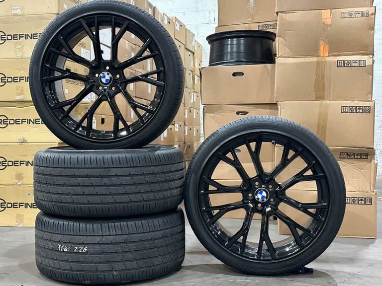 22" G05 X5M Style Alloy Wheels & Tyres For BMW X5 G05