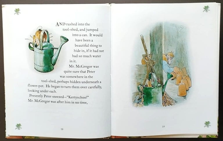 The Tale of Peter Rabbit - Beatrix Potter - book and toy - children's aged 3-5