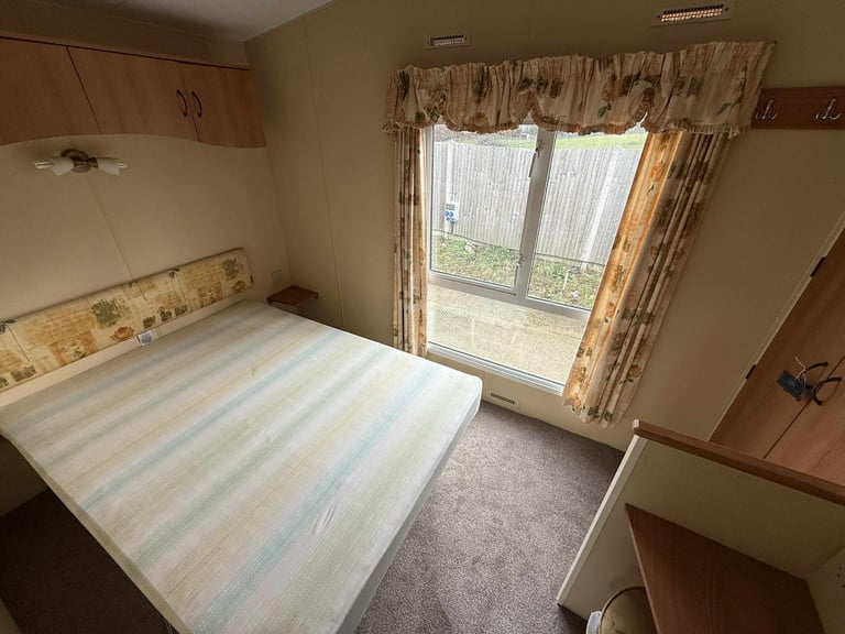 Compact 12ft wide 2 Bed Static Caravan - DG, New Carpet - Offsite Sale, Own Land