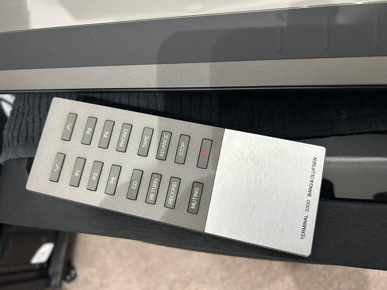 B&O Bang & Olufsen Beomaster 3300 tuner amplifier AND Terminal 3300 remote control