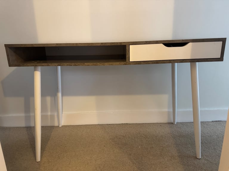 Grey and White Argos Desk 