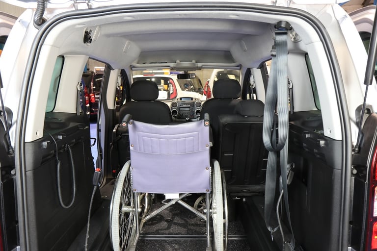 Peugeot Partner Petrol 3/5 Seats Wheelchair Car Wav Disabled Accessible Vehicle 