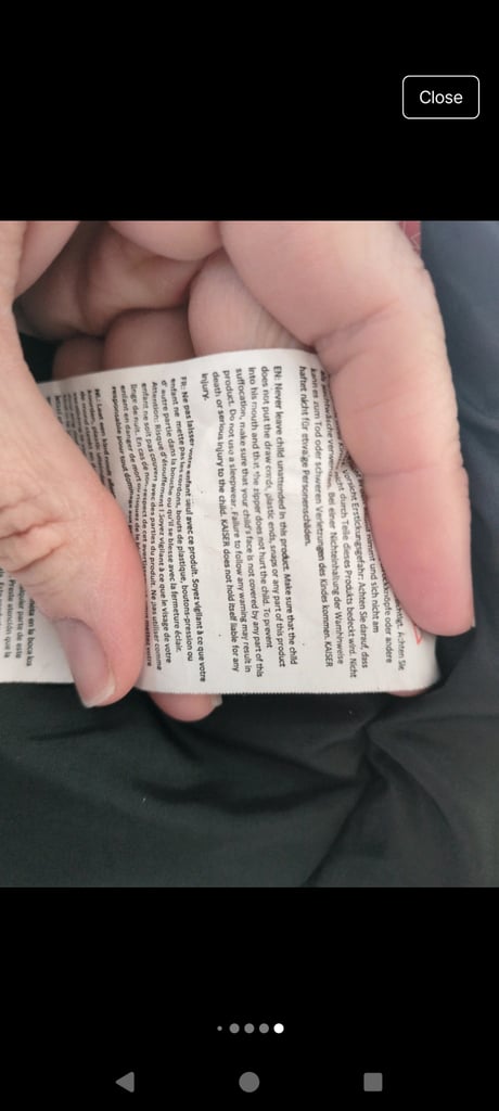 Kaiser thermal footmuff