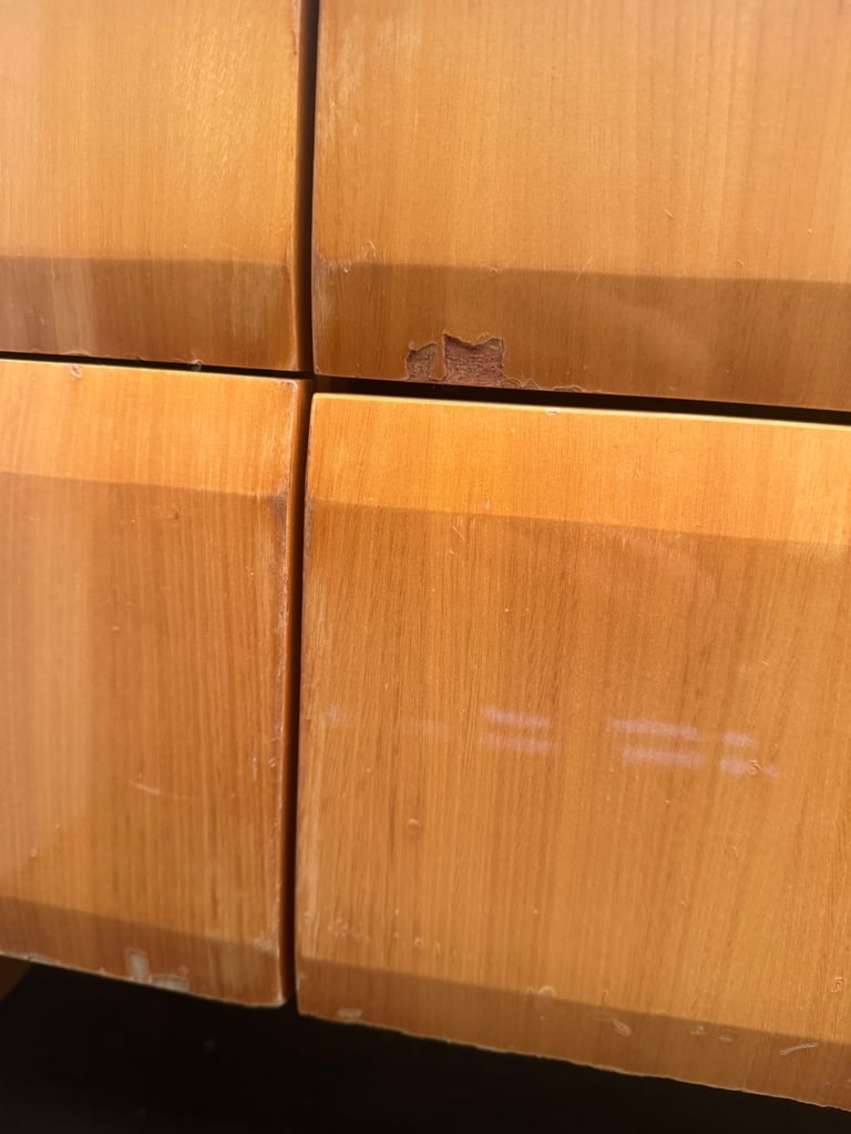 Mid Century Sideboard Credenza By Meredew Dressing Table Pin Legs Retro Chic