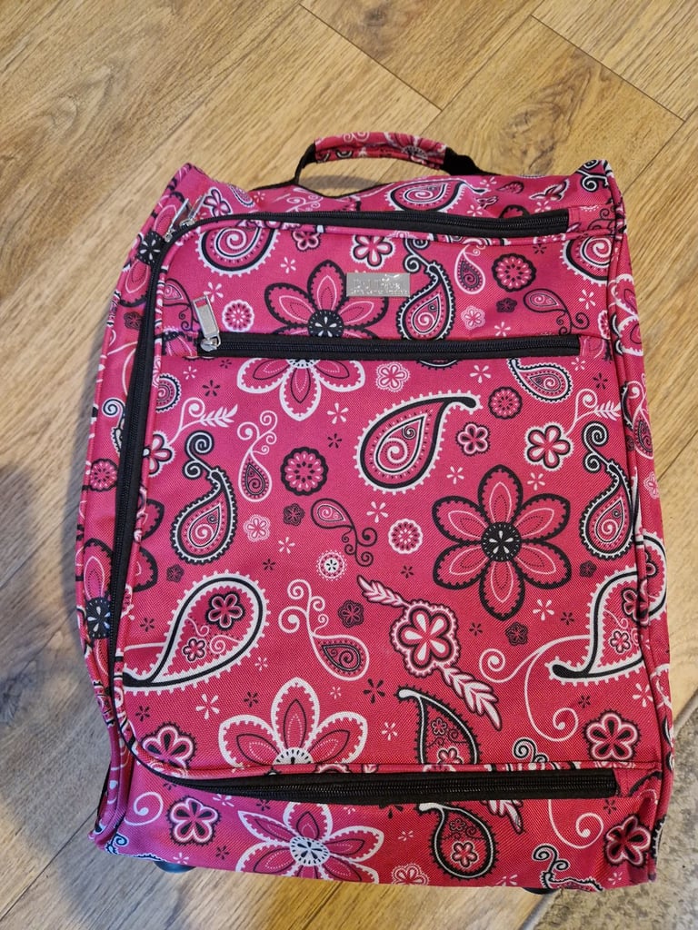 image for Patterned pink cabin case