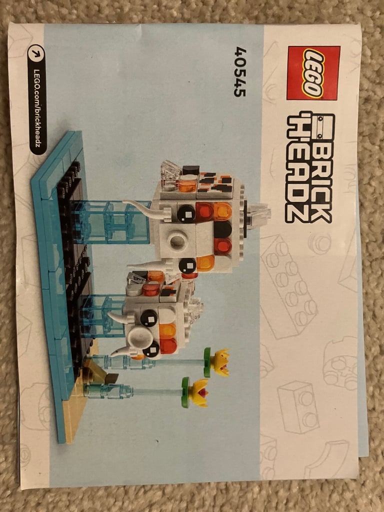 Lego- brick headz- koi fish 