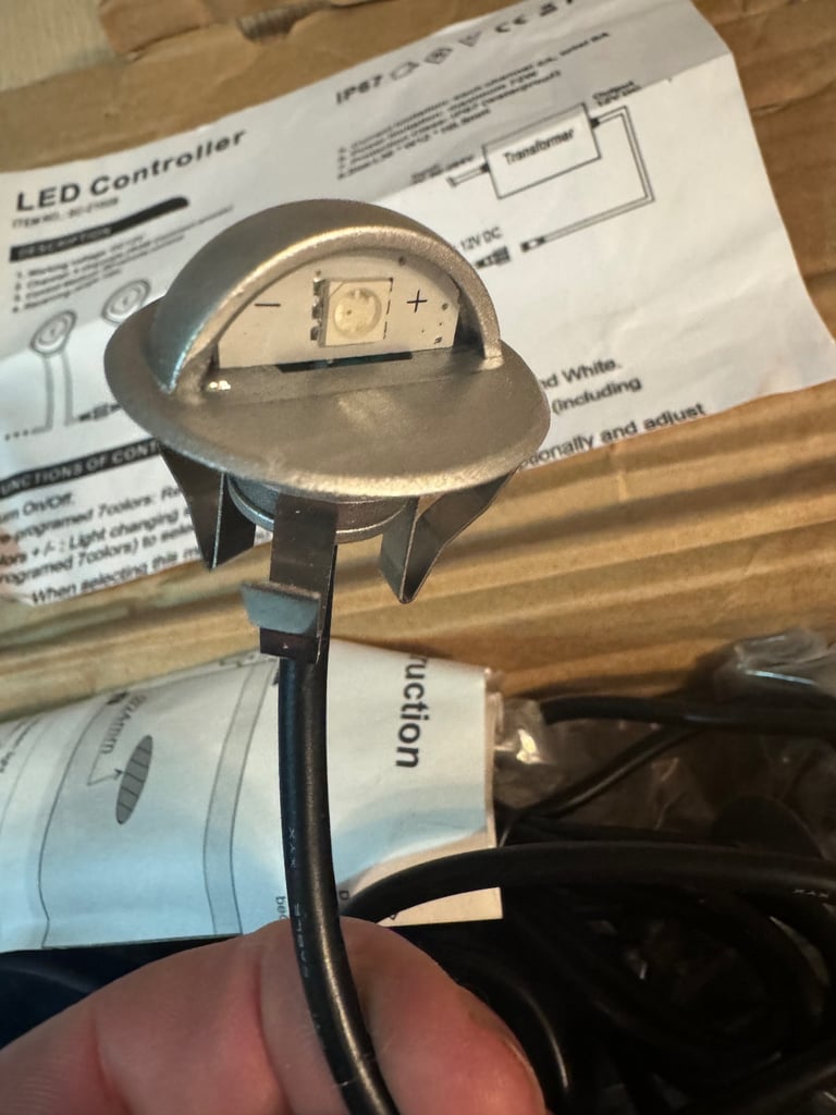 garden decking patio lights led outdoor remote 