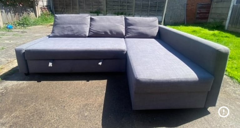 Grey IKEA FRIHETEN Corner Sofa Bed FREE DELIVERY AVAILABLE MCR