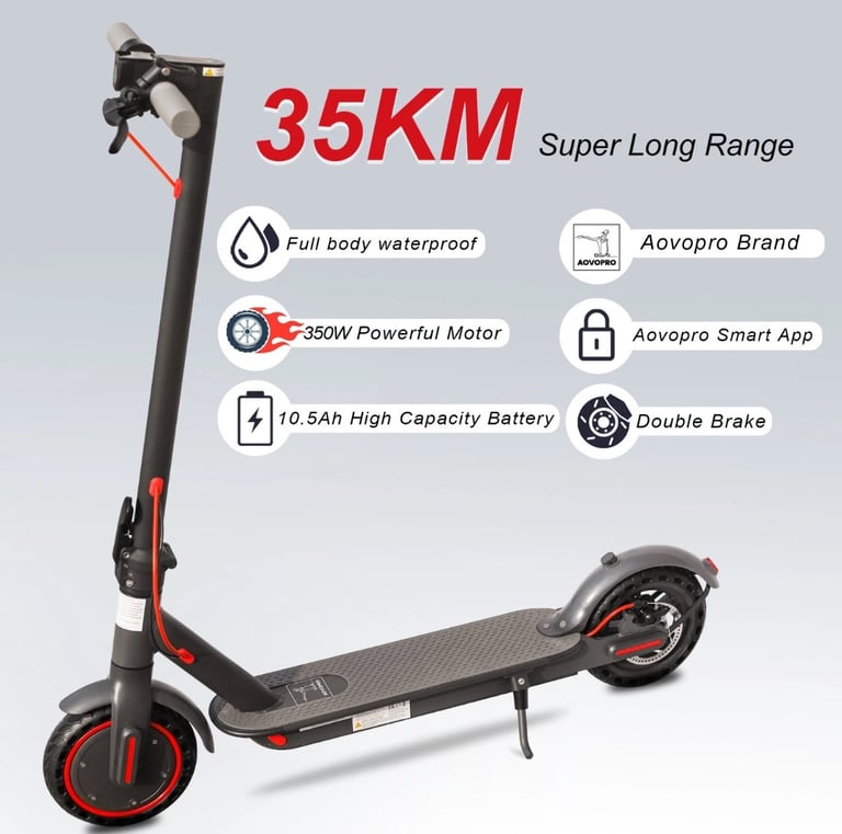 image for AOVO pro ES80 Folding Electric Scooter