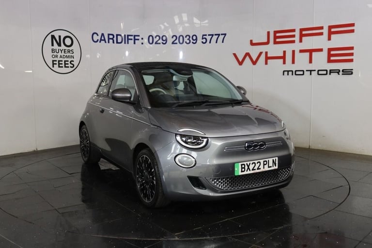 2022 Fiat 500e C 42kWh La Prima Convertible 2dr Auto (FULL LEATHER, APPLE CAR PLAY) Convertible E...
