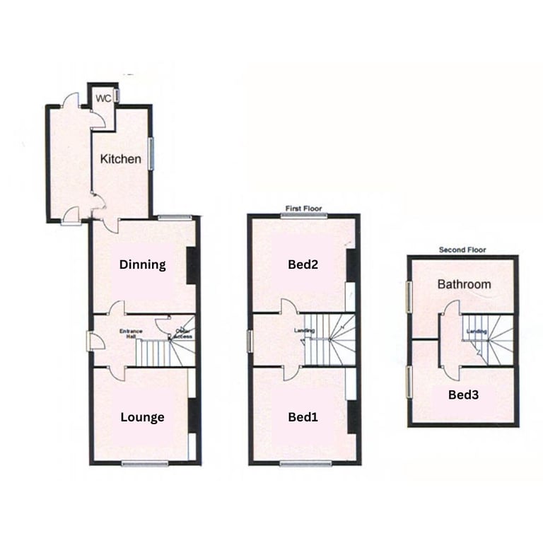 Spacious 3-Bed Period Semi with Garden in Tredworth, GL1
