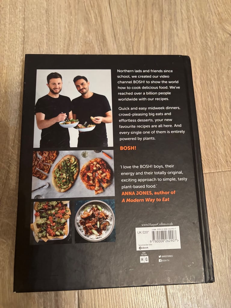 Bosh (plant based recipes), hard back book