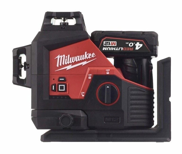 Milwaukee M123PL-401C M12v Green 360° 3 Plane Green Laser Line Level K
